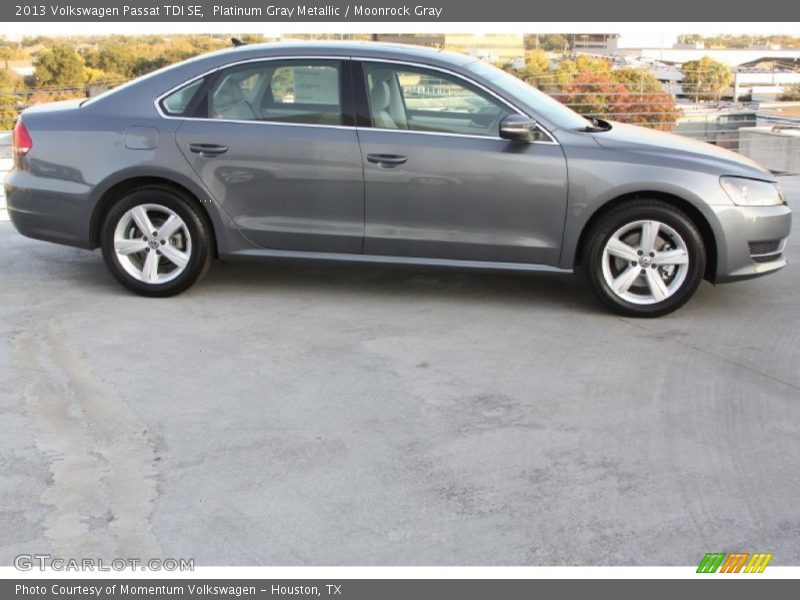 Platinum Gray Metallic / Moonrock Gray 2013 Volkswagen Passat TDI SE