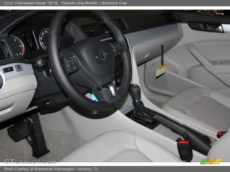 Platinum Gray Metallic / Moonrock Gray 2013 Volkswagen Passat TDI SE