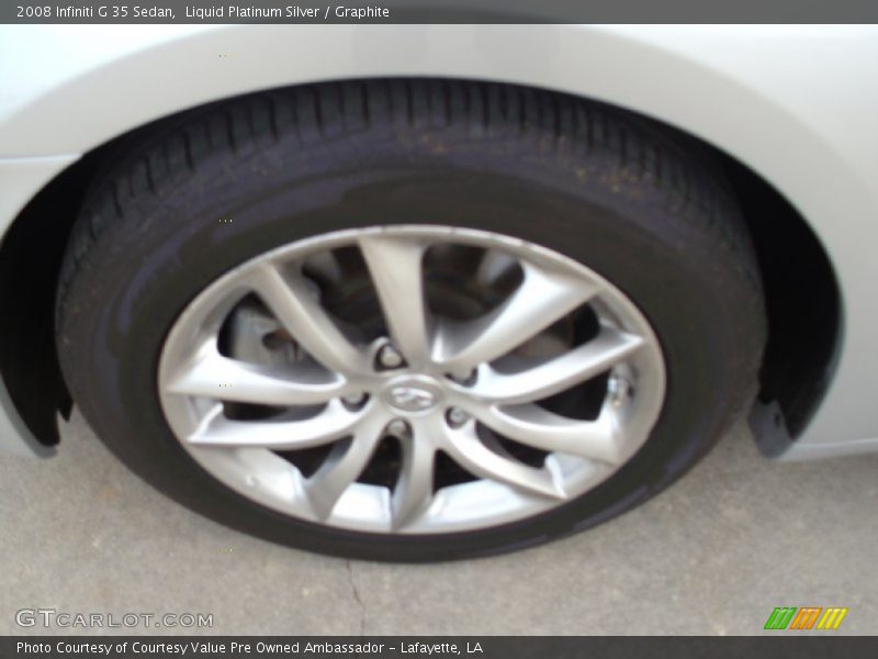 Liquid Platinum Silver / Graphite 2008 Infiniti G 35 Sedan