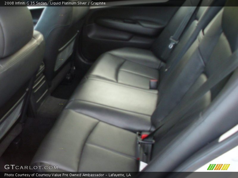 Liquid Platinum Silver / Graphite 2008 Infiniti G 35 Sedan