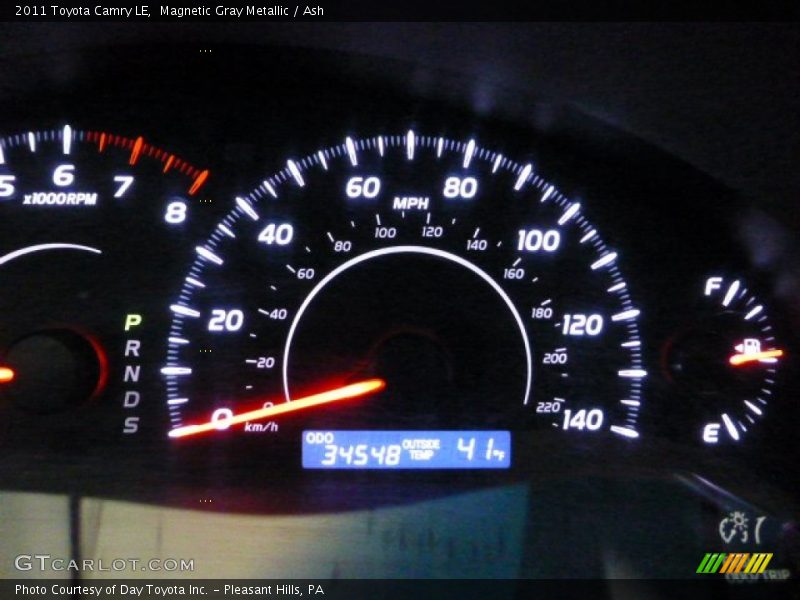 Magnetic Gray Metallic / Ash 2011 Toyota Camry LE