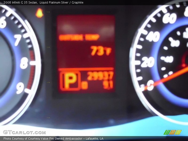 Liquid Platinum Silver / Graphite 2008 Infiniti G 35 Sedan