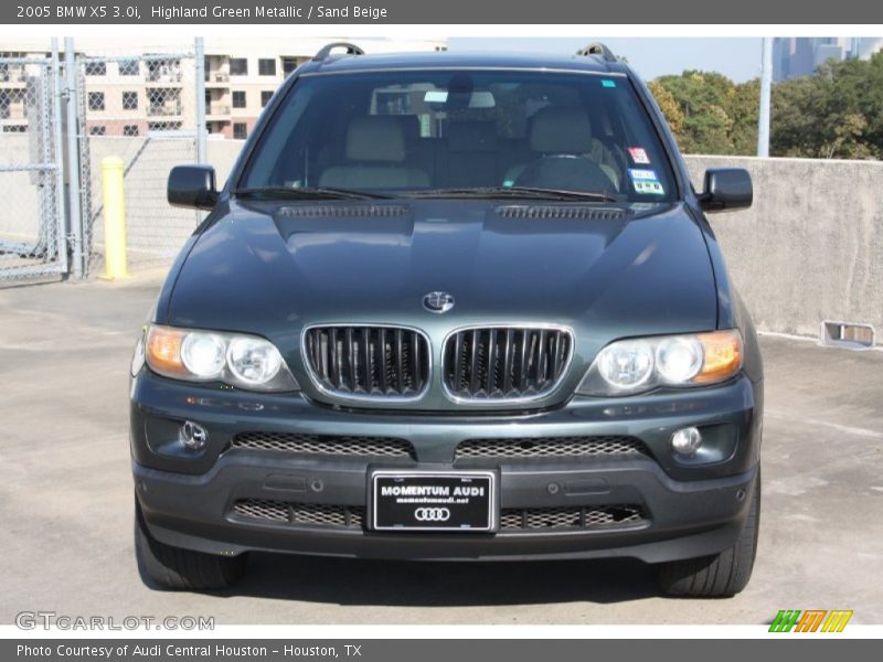 Highland Green Metallic / Sand Beige 2005 BMW X5 3.0i