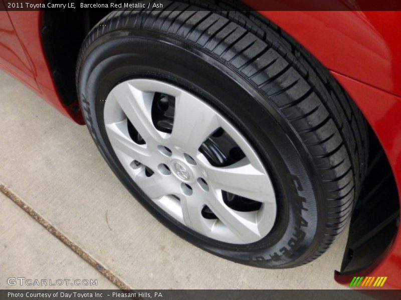 Barcelona Red Metallic / Ash 2011 Toyota Camry LE