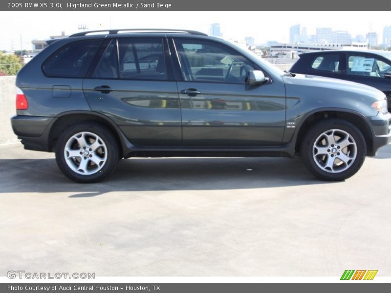 Highland Green Metallic / Sand Beige 2005 BMW X5 3.0i