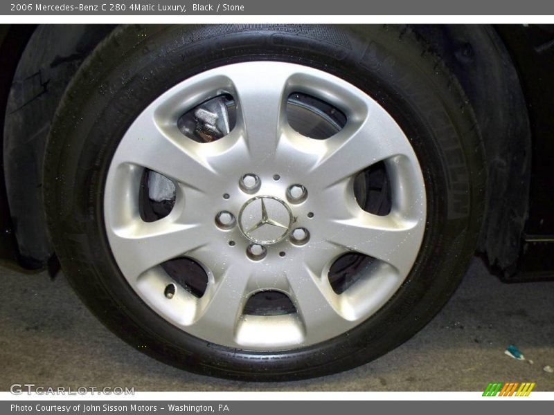 Black / Stone 2006 Mercedes-Benz C 280 4Matic Luxury