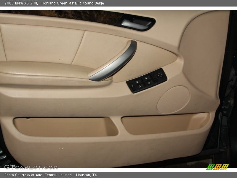 Highland Green Metallic / Sand Beige 2005 BMW X5 3.0i