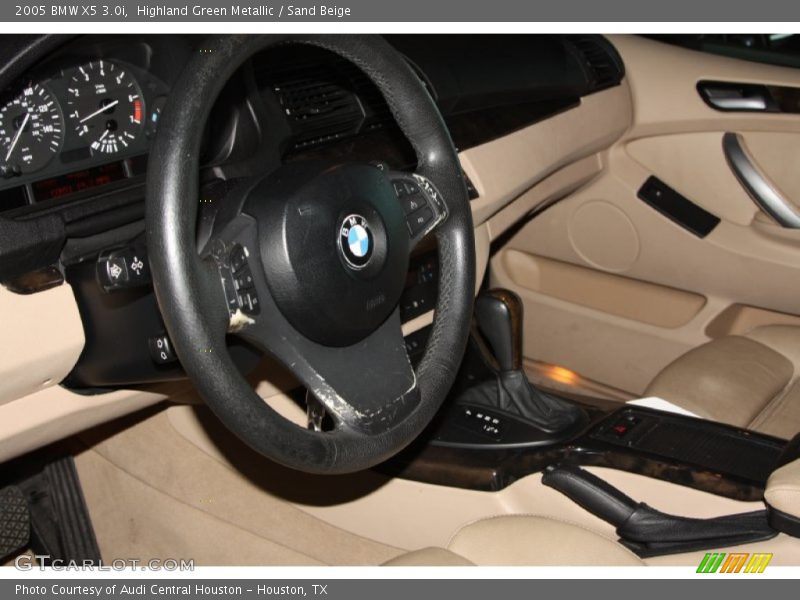 Highland Green Metallic / Sand Beige 2005 BMW X5 3.0i