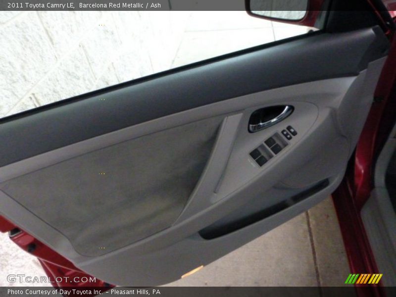 Barcelona Red Metallic / Ash 2011 Toyota Camry LE