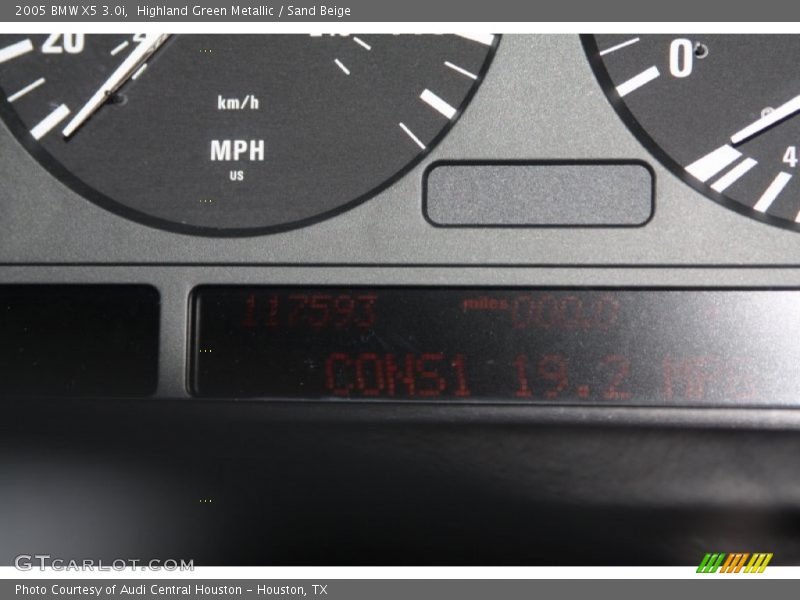 Highland Green Metallic / Sand Beige 2005 BMW X5 3.0i