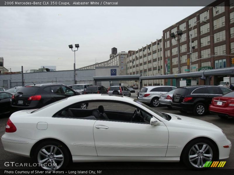 Alabaster White / Charcoal 2006 Mercedes-Benz CLK 350 Coupe