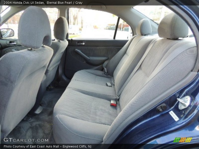 Eternal Blue Pearl / Gray 2004 Honda Civic LX Sedan