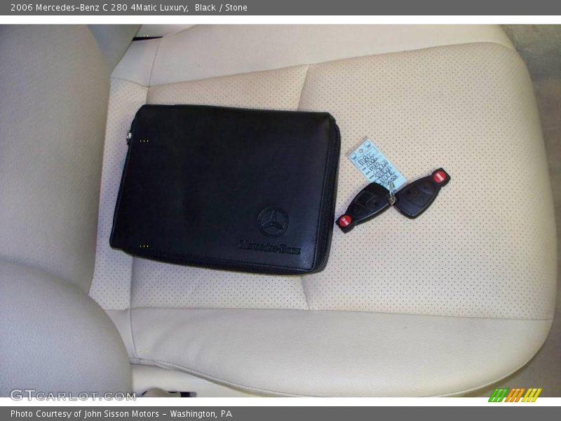 Black / Stone 2006 Mercedes-Benz C 280 4Matic Luxury