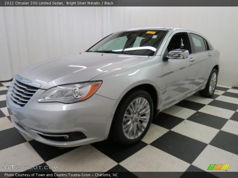Bright Silver Metallic / Black 2012 Chrysler 200 Limited Sedan