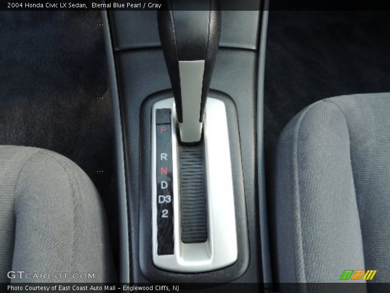 Eternal Blue Pearl / Gray 2004 Honda Civic LX Sedan