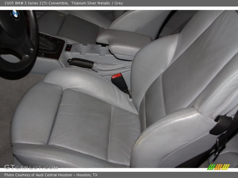 Titanium Silver Metallic / Grey 2005 BMW 3 Series 325i Convertible
