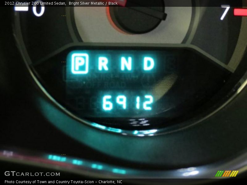 Bright Silver Metallic / Black 2012 Chrysler 200 Limited Sedan