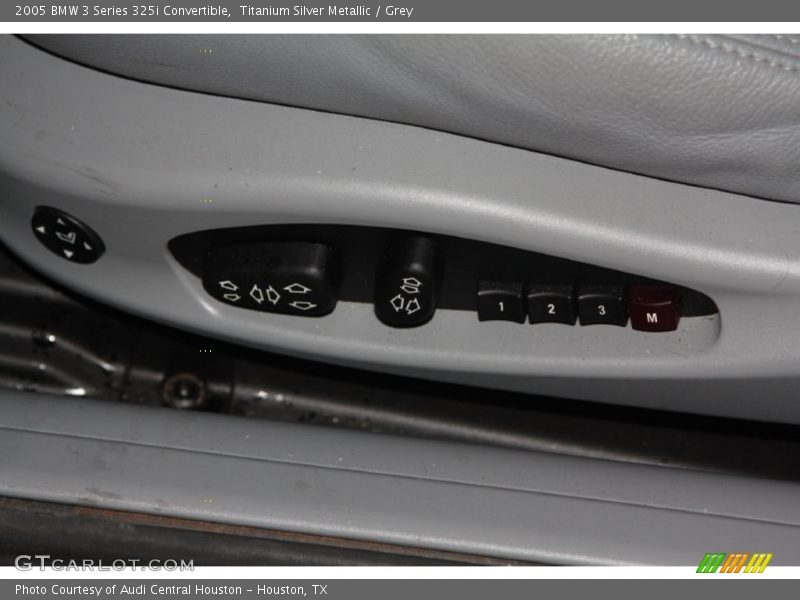 Titanium Silver Metallic / Grey 2005 BMW 3 Series 325i Convertible