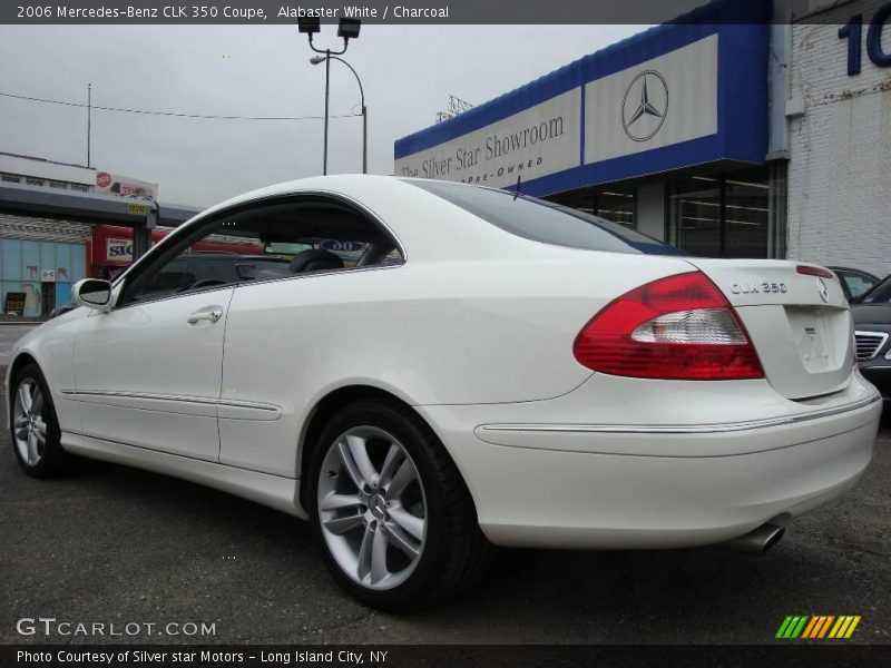 Alabaster White / Charcoal 2006 Mercedes-Benz CLK 350 Coupe