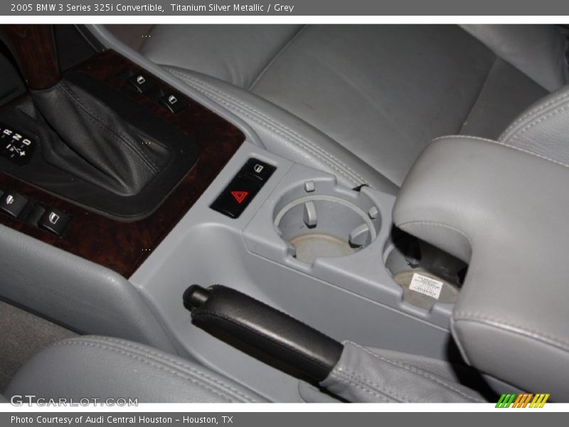 Titanium Silver Metallic / Grey 2005 BMW 3 Series 325i Convertible