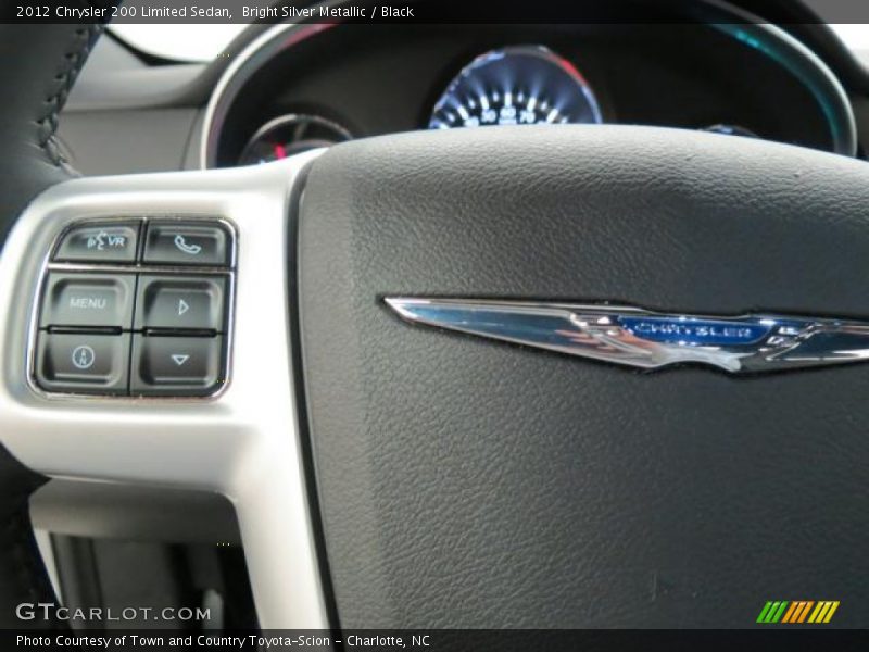 Bright Silver Metallic / Black 2012 Chrysler 200 Limited Sedan