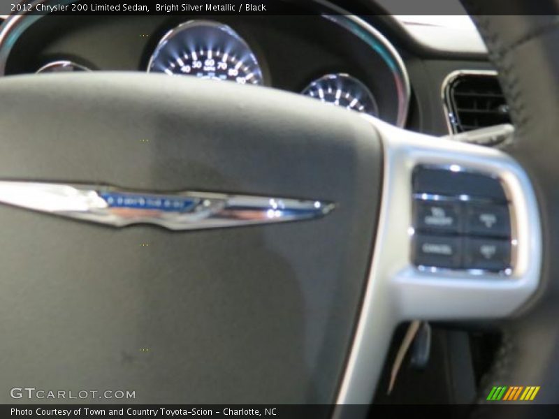 Bright Silver Metallic / Black 2012 Chrysler 200 Limited Sedan