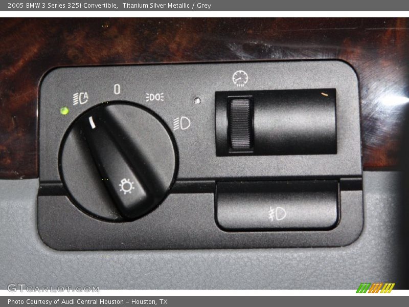 Titanium Silver Metallic / Grey 2005 BMW 3 Series 325i Convertible