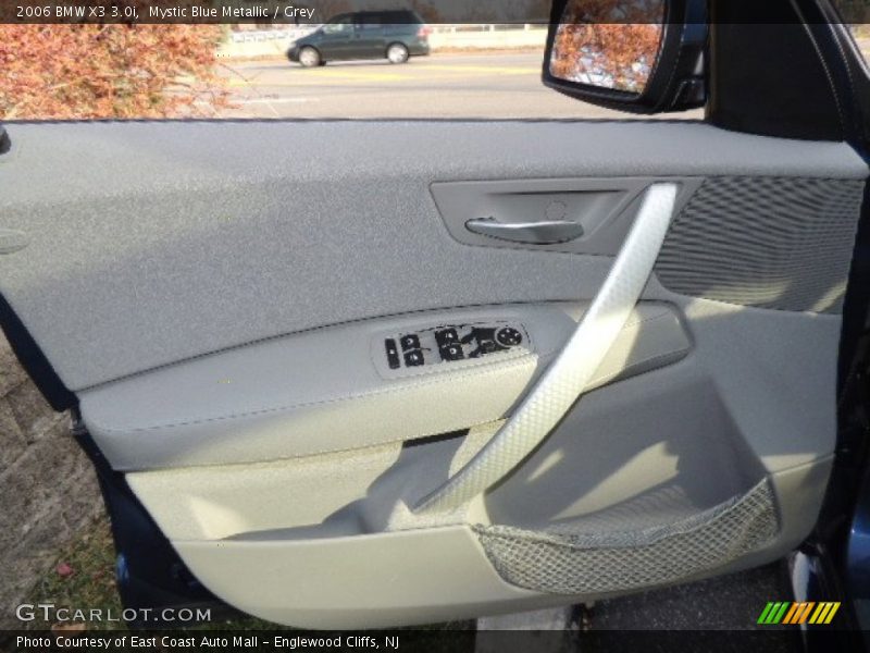 Mystic Blue Metallic / Grey 2006 BMW X3 3.0i