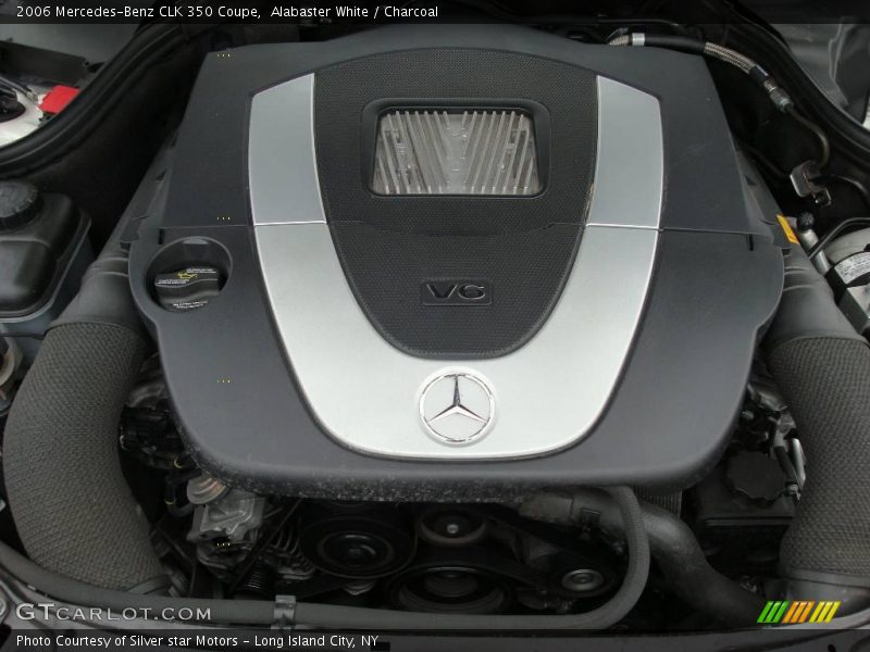 Alabaster White / Charcoal 2006 Mercedes-Benz CLK 350 Coupe