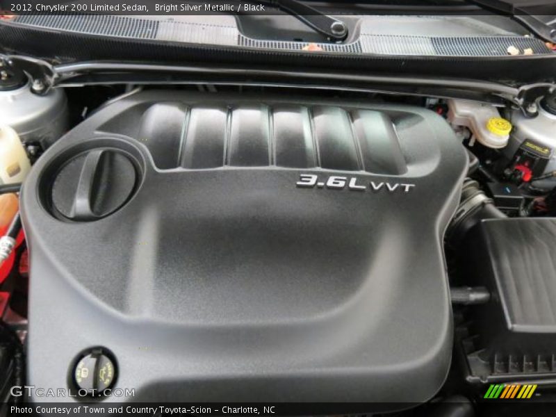 Bright Silver Metallic / Black 2012 Chrysler 200 Limited Sedan
