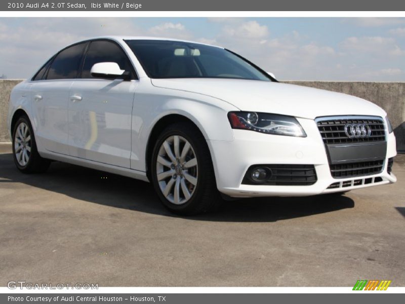 Ibis White / Beige 2010 Audi A4 2.0T Sedan