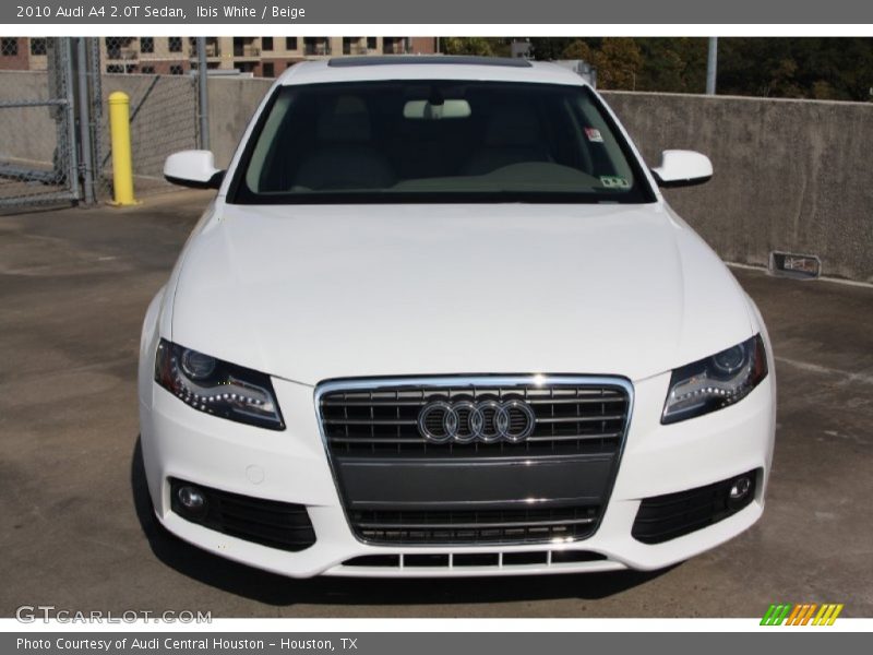 Ibis White / Beige 2010 Audi A4 2.0T Sedan