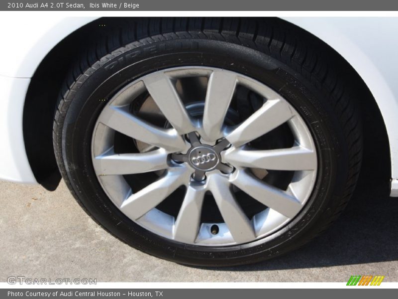 Ibis White / Beige 2010 Audi A4 2.0T Sedan