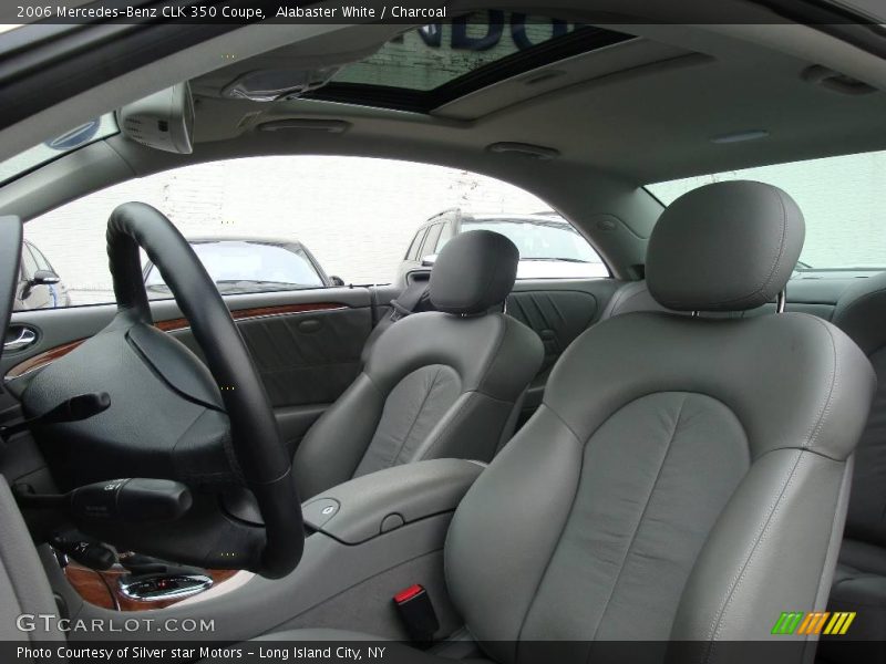 Alabaster White / Charcoal 2006 Mercedes-Benz CLK 350 Coupe