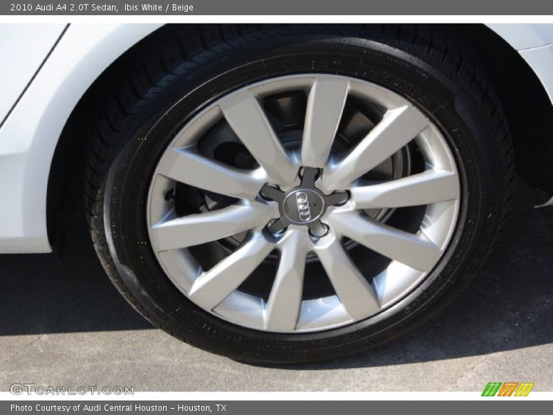 Ibis White / Beige 2010 Audi A4 2.0T Sedan