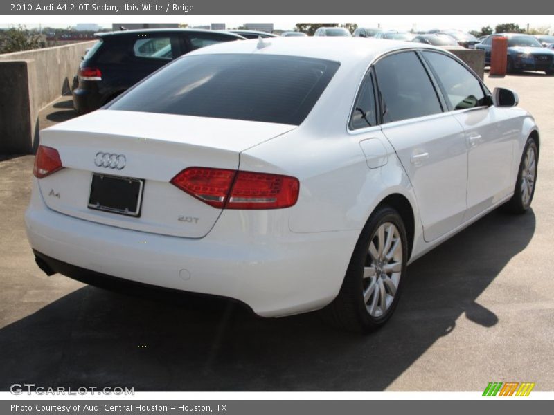 Ibis White / Beige 2010 Audi A4 2.0T Sedan