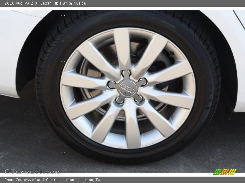 Ibis White / Beige 2010 Audi A4 2.0T Sedan