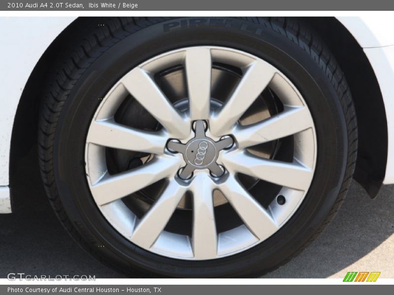 Ibis White / Beige 2010 Audi A4 2.0T Sedan
