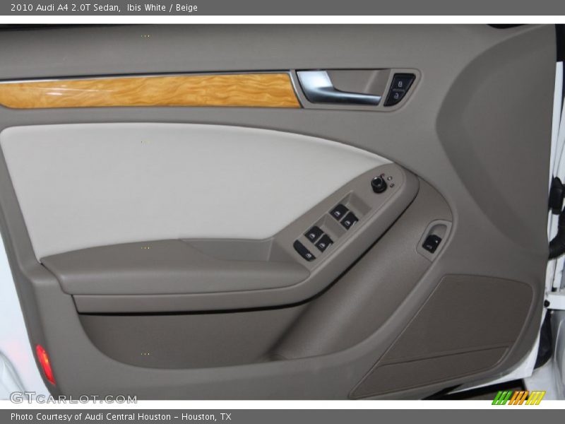 Ibis White / Beige 2010 Audi A4 2.0T Sedan
