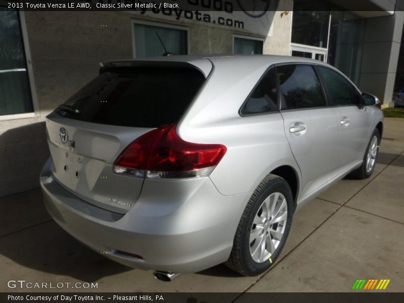 Classic Silver Metallic / Black 2013 Toyota Venza LE AWD