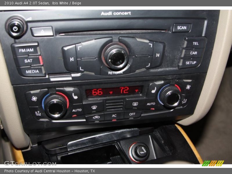 Ibis White / Beige 2010 Audi A4 2.0T Sedan