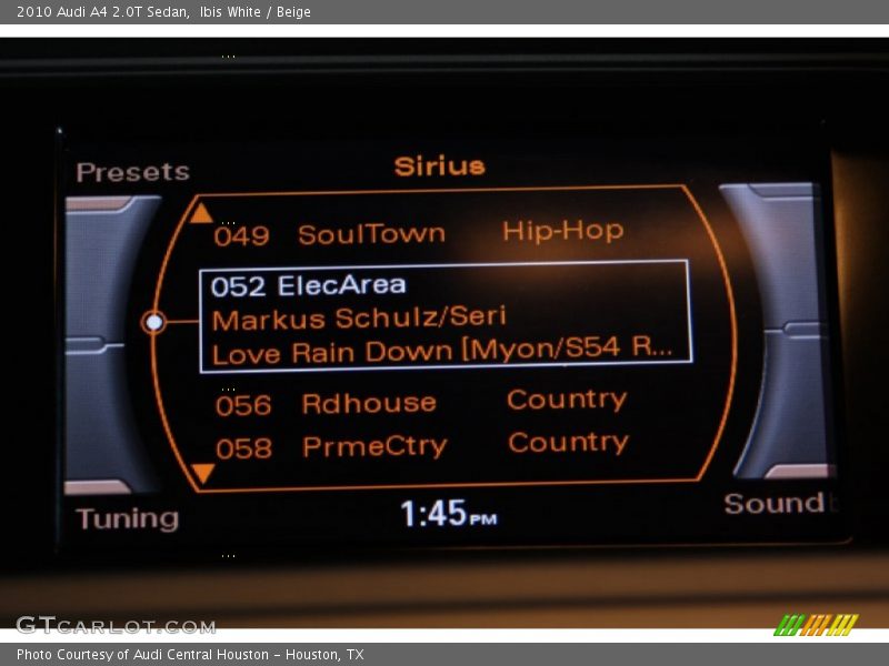 Ibis White / Beige 2010 Audi A4 2.0T Sedan