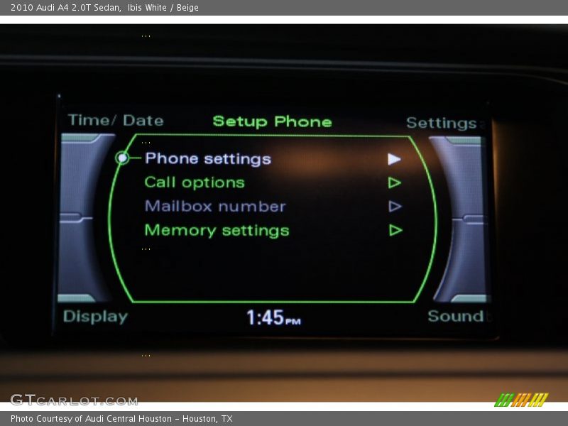 Ibis White / Beige 2010 Audi A4 2.0T Sedan