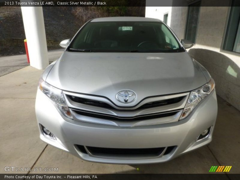 Classic Silver Metallic / Black 2013 Toyota Venza LE AWD