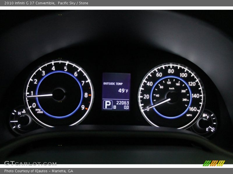  2010 G 37 Convertible 37 Convertible Gauges