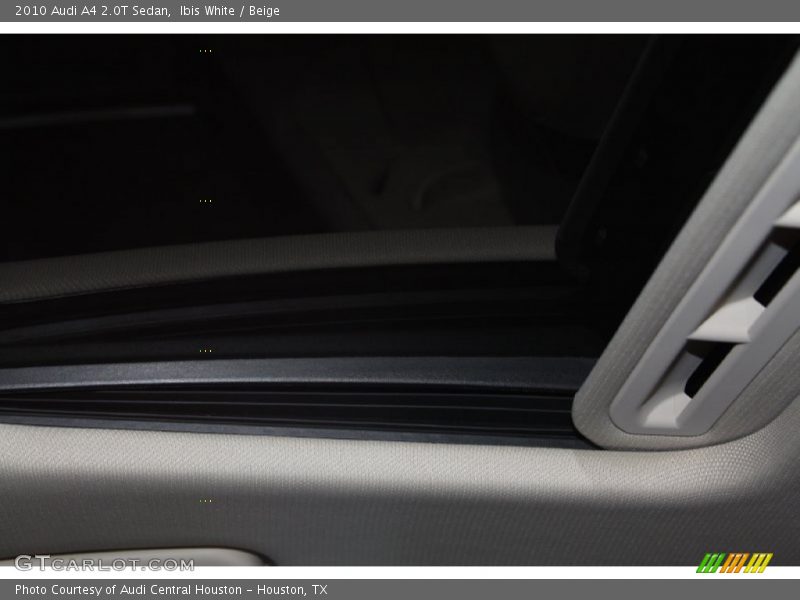 Ibis White / Beige 2010 Audi A4 2.0T Sedan