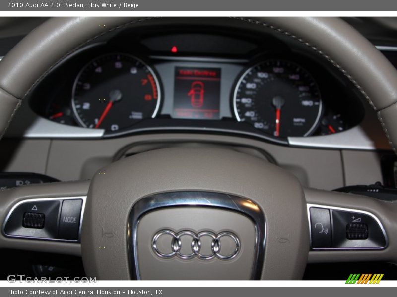 Ibis White / Beige 2010 Audi A4 2.0T Sedan