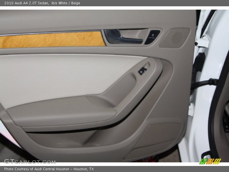 Ibis White / Beige 2010 Audi A4 2.0T Sedan
