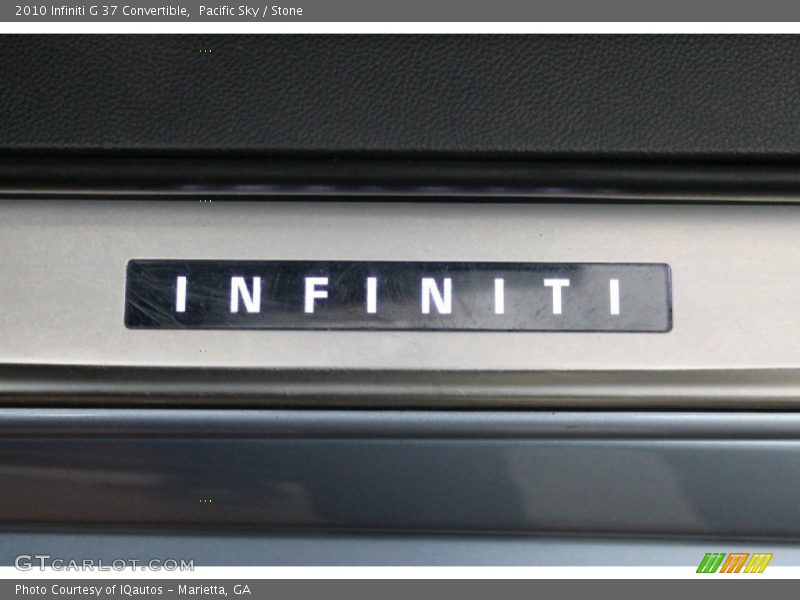 Pacific Sky / Stone 2010 Infiniti G 37 Convertible