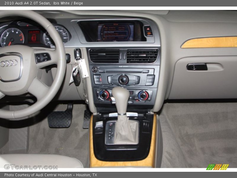 Ibis White / Beige 2010 Audi A4 2.0T Sedan